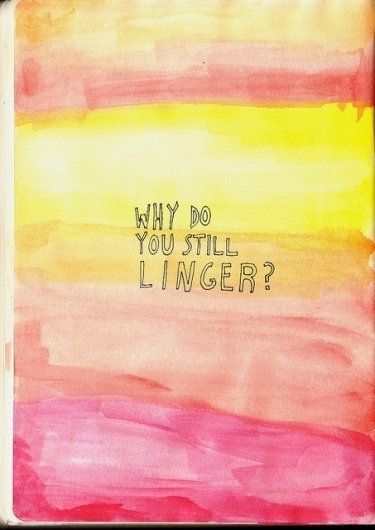 i'm not here #letters #paint #handmade #type #typography