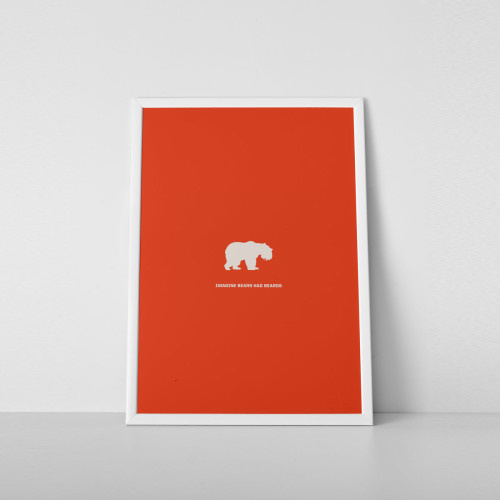 Bears/Beards Print
