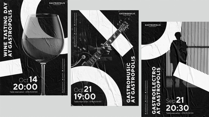 Gastropolis Food Market - Mindsparkle Mag Formascope Design created the branding for Gastropolis, a modern gourmet food market offering different culinary corners in one location. #logo #packaging #identity #branding #design #color #photography #graphic #design #gallery #blog #project #mindsparkle #mag #beautiful #portfolio #designer