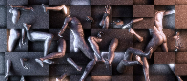 Adam Martinakis #sculpture #bodies #mural #cgi #digital #limbs #art #3d