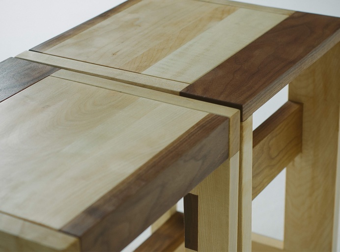 stool BHS 1214 Fly Massive Millworks #fly #massive #millworks #wood #interior #walnut #stool #maple