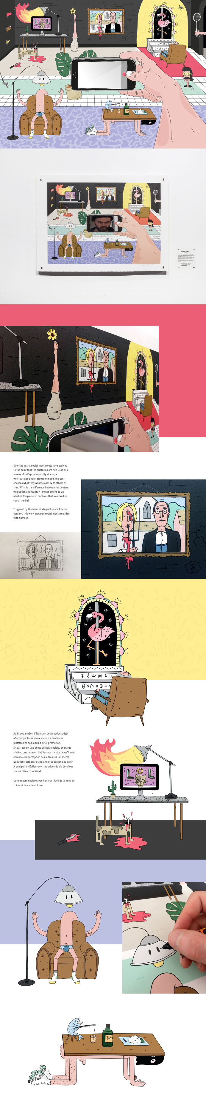 Behind the scenes on Behance