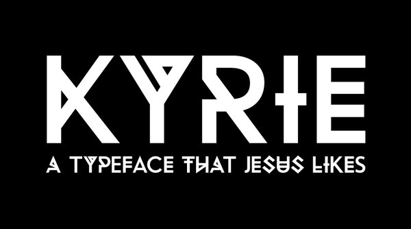 Kyrie #font #barnab #experimental #typeface #patrice #type #kyrie #typography