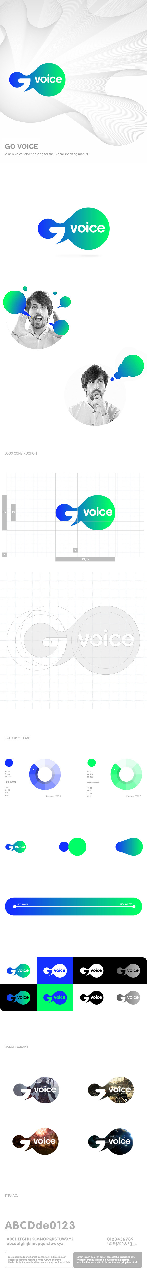 Go Voice #logotype #branding #geometric #grid #brand #logo