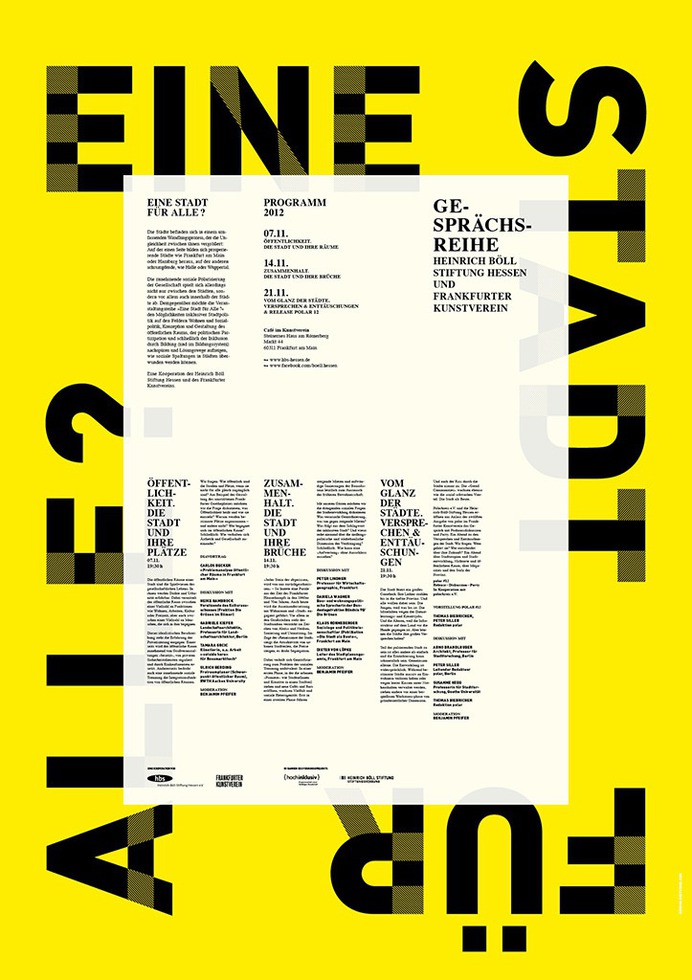 A city for all? Poster
