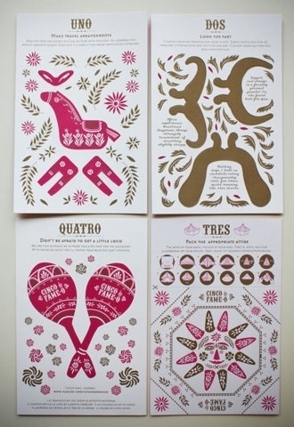 FFFFOUND! | design work life » FAME: Cinco de Fame-O Invitations #design #graphic