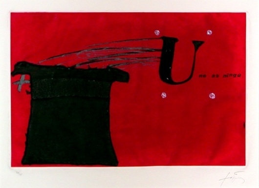Tapies_U_No_es_ningu.jpg 600×436 pixels #tpies #u #s #spanish #antoni #painting #art #ning #1979 #no