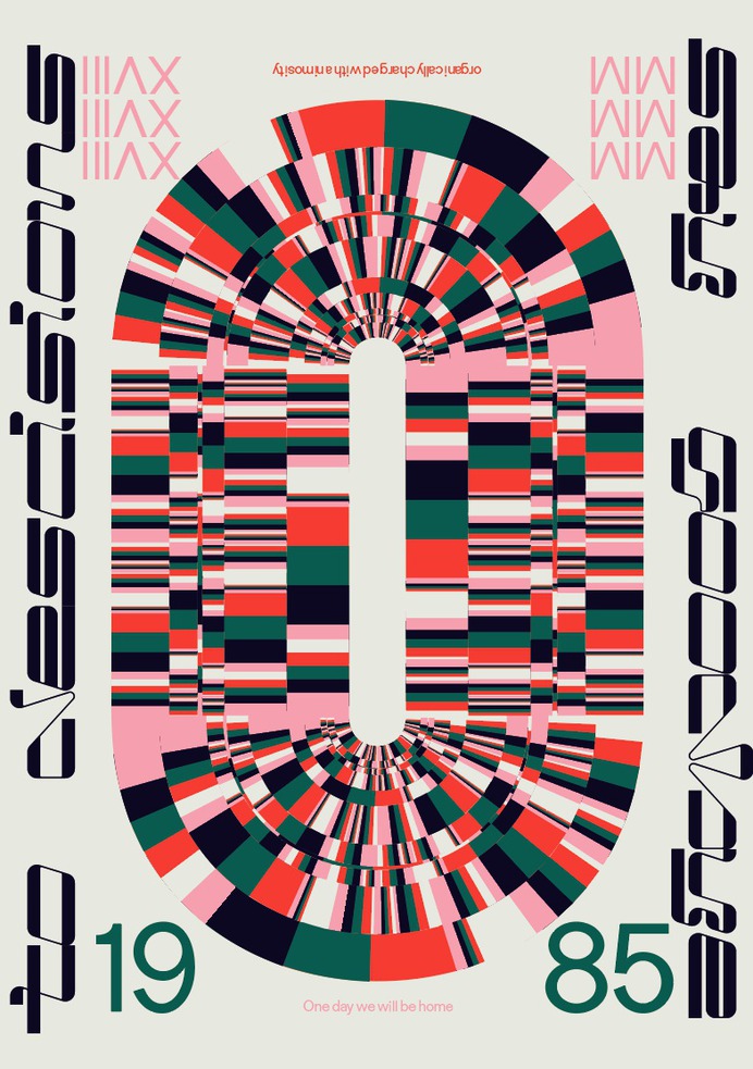 Typographic Poster featuring upcoming releases from Metis type foundry