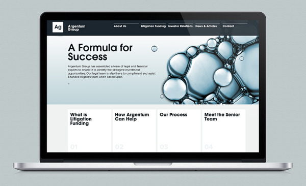 Website Design Argentum Group by Ascend studio #website #legal