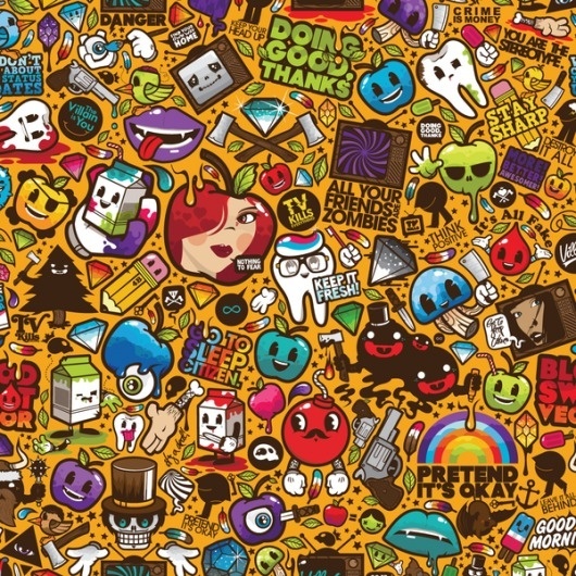 P.A.D. (Super Ultra Combo Version) on the Behance Network #illustrator