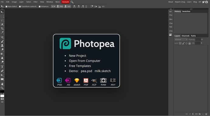 Free image editing program suggested - photo editing tips photopea image editing tool