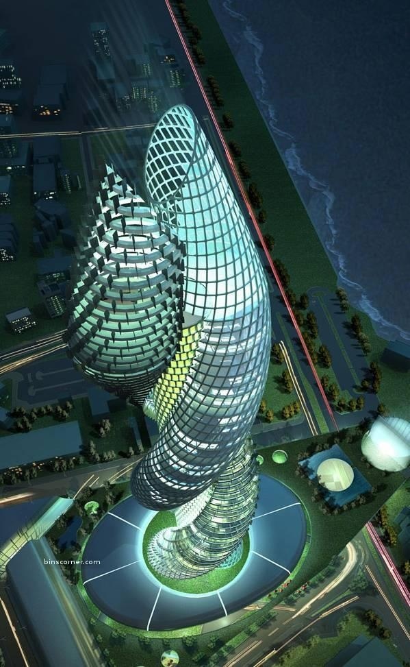 The mystery Cobra Towers #modern #design #towers #architecture #cobra