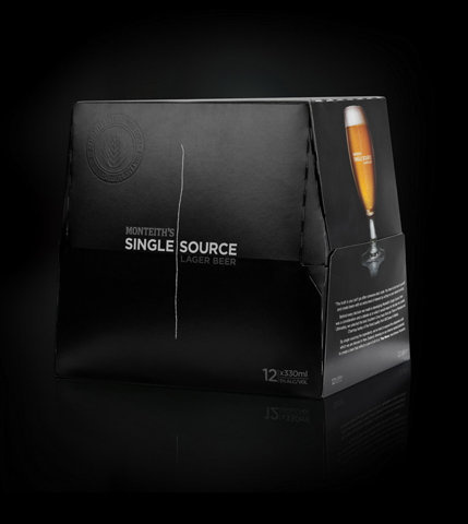 Monteith's SingleÂ Source - TheDieline.com - Package Design Blog #packaging #beer
