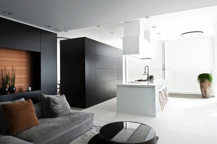 Split Level Loft Conceived Both for Living and Working