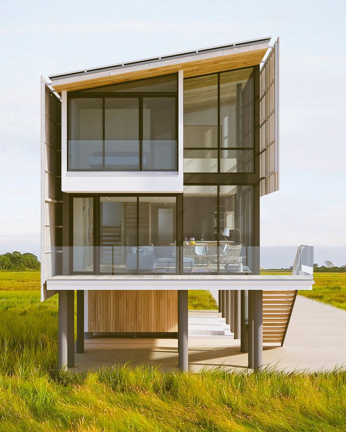The Salt Box Residence by Parnagian Architects