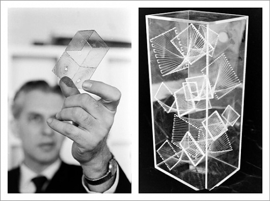 Photo Essay – MIT Design Class, 1964 / Aqua-Velvet #glas #laser