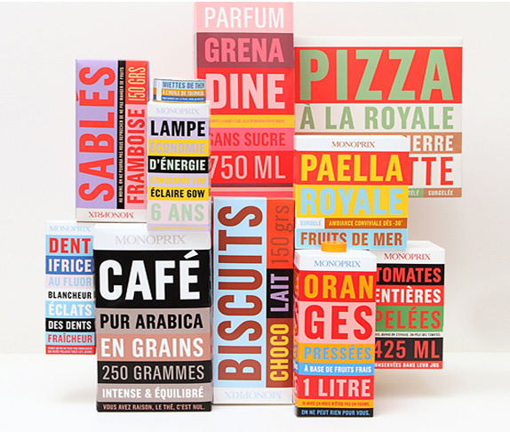 Monoprix brand by Havas City #design #graphic