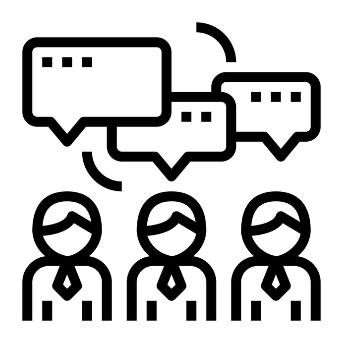 See more icon inspiration related to idea, teamwork, brainstorm, people, discussion, ideas, brainstorming and business and finance on Flaticon.