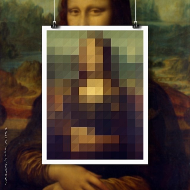 MONA LISA #color #poster