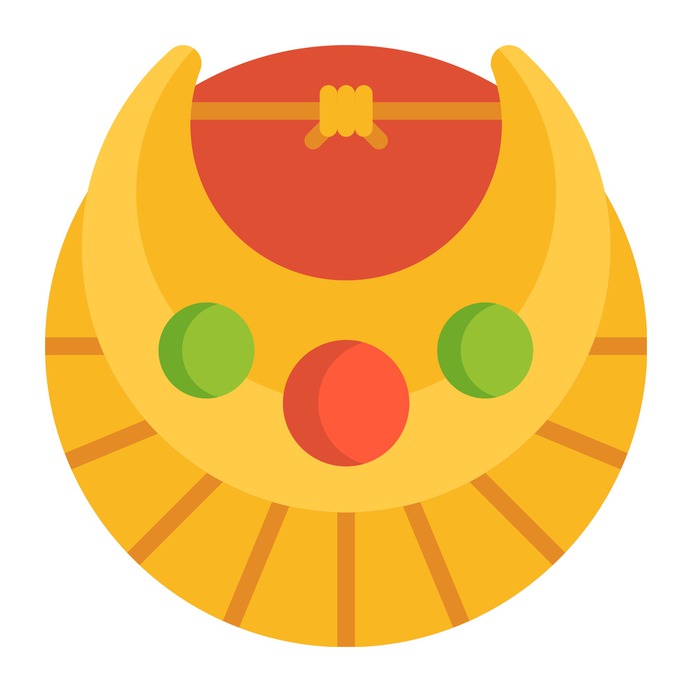 See more icon inspiration related to cultures, wealth, necklace, ankh, accessory, pendant, jewelry and egyptian on Flaticon.
