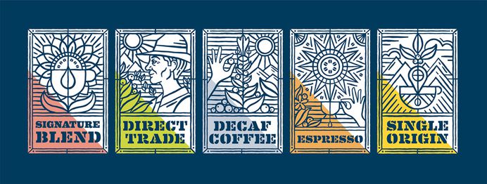 New Logo, Identity, and Packaging for PT's Coffee Roasting Co. by Carpenter Collective