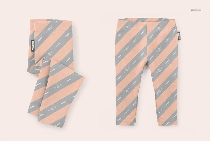 Baby Leggings Mockup PSD