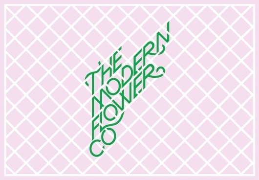 The Modern Flower Company - Projects - A Friend Of Mine #corporate #design #identity #branding