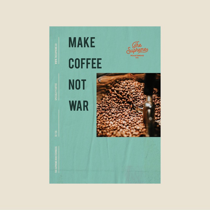 The Supreme Roastering Co. Branding - Mindsparkle Mag Marka Network with Creative Director Mustafa Akülker created a brand identity with a vintage and minimal approach for The Supreme Roastering Co. #identity #branding #design #color #photography #graphic #design #gallery #blog #project #mindsparkle #mag #beautiful #portfolio #designer