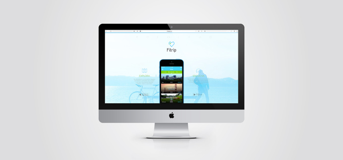Fitrip #branding #logo #mobile #app #fitness #travel #city #venezuela #startup #simple #minimal #minima #web