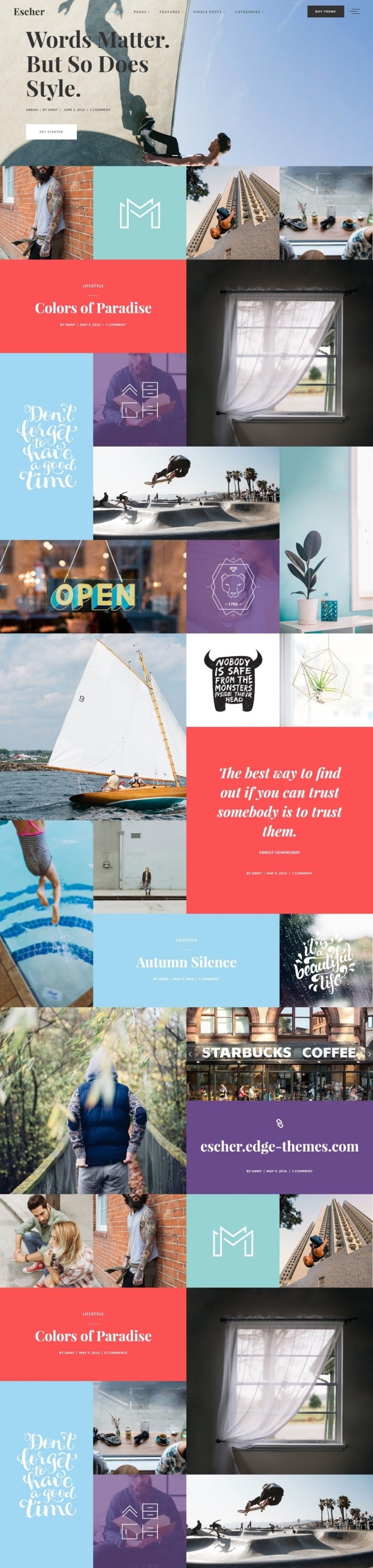 Escher – An Urban Lifestyle Blog