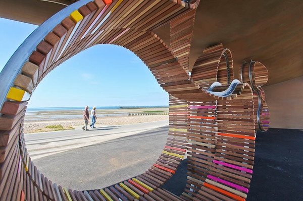 The Longest Bench, Littlehampton « Studio Weave #furniture #architecture #bench