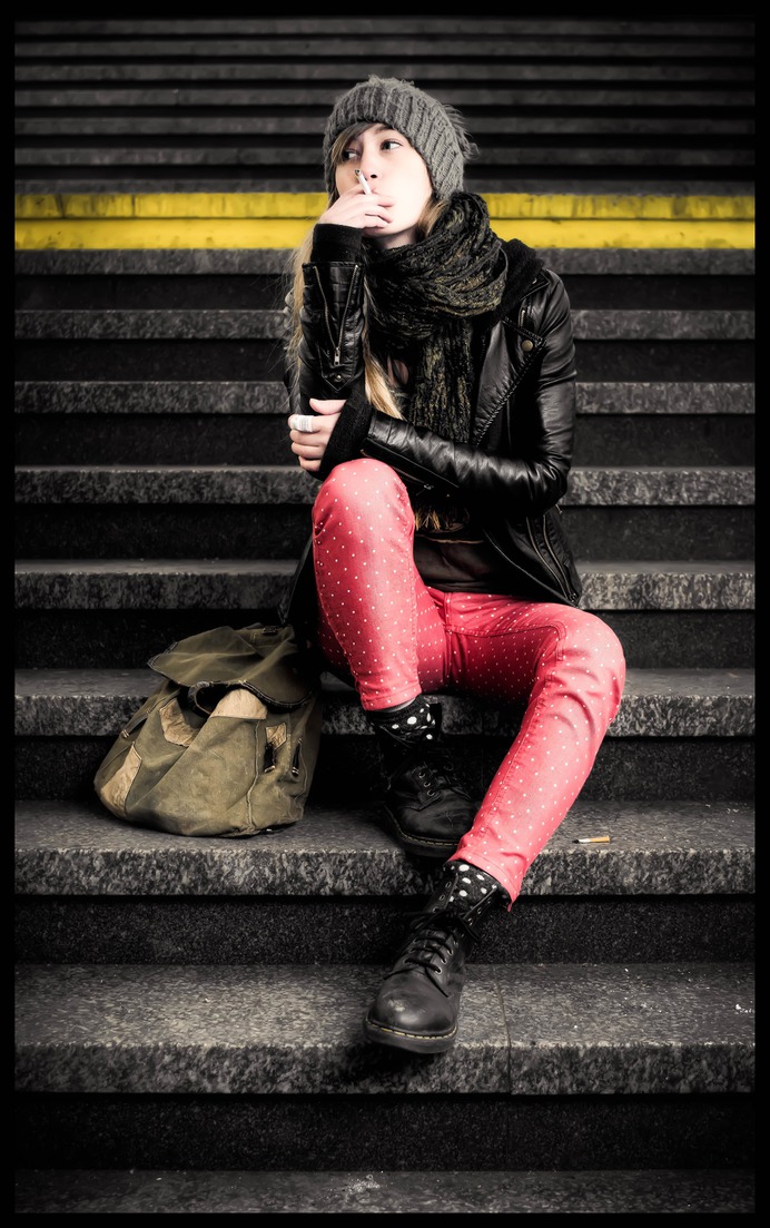 "Strawberry Pants" by Yuki Iwaoka #Photography #HDR #Wallpaper #Portrait