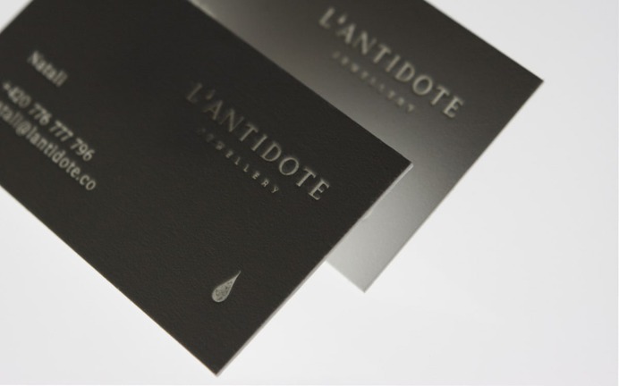 L'Antidote jewelry branding - Mindsparkle Mag Mikina Dimunova created a sleek and elegant branding for "L'ANTIDOTE JEWELLERY" based in Prague. #packaging #identity #branding #design #color #photography #graphic #design #gallery #blog #project #mindsparkle #mag #beautiful #portfolio #designer