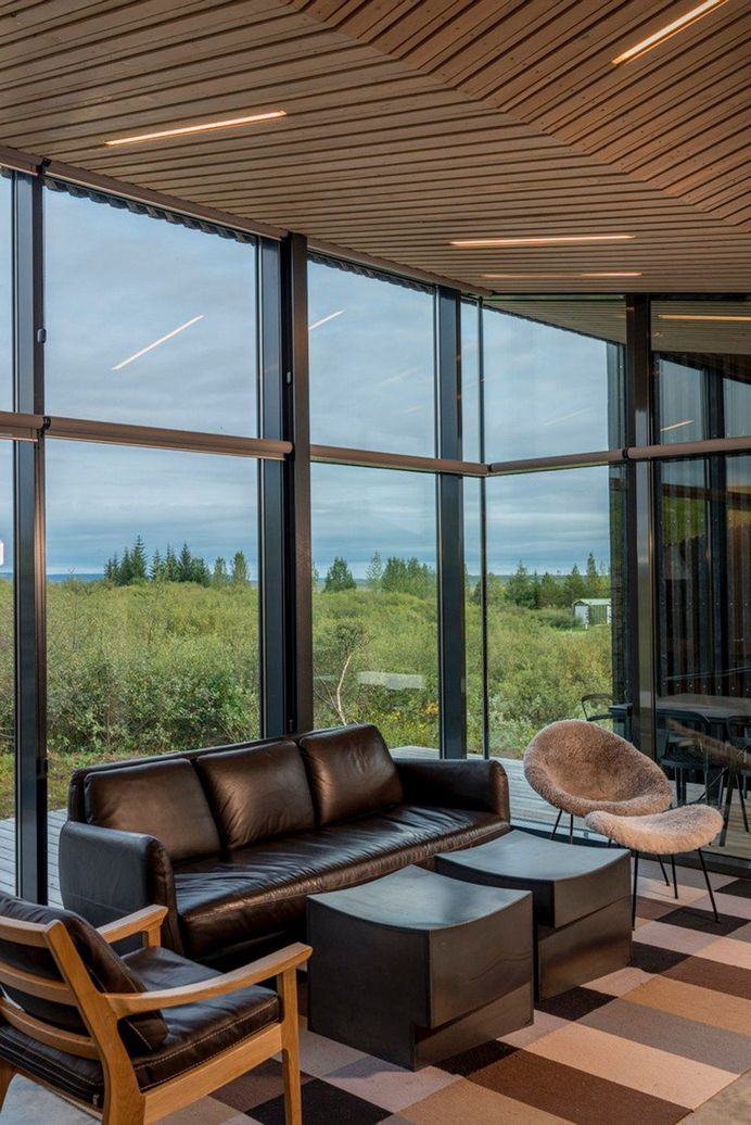 This Rural Cottage in Iceland Have Turf Roofs and Burnt Timber Cladding 5