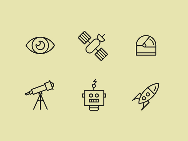Space exploration icons #icons