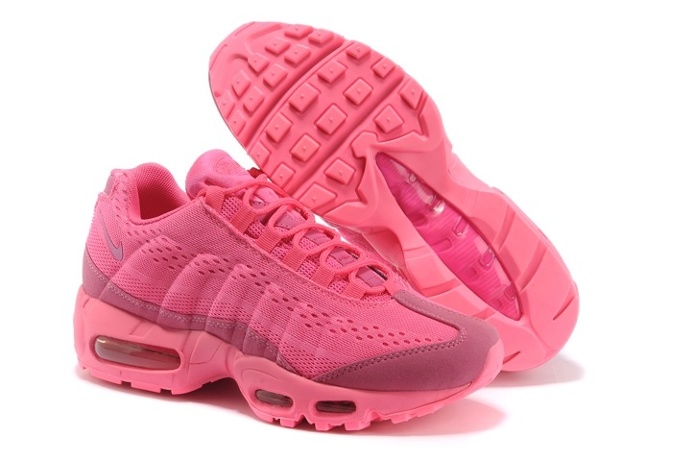 Nike Max Air Running Shoes 95 Em New Releases Pink