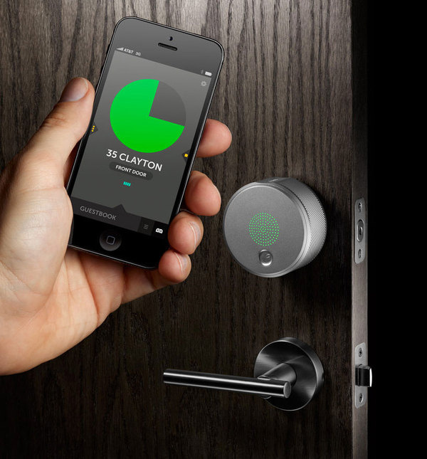 August Smart Lock by Yves Béhar #modern #design #minimalism #minimal #leibal #minimalist