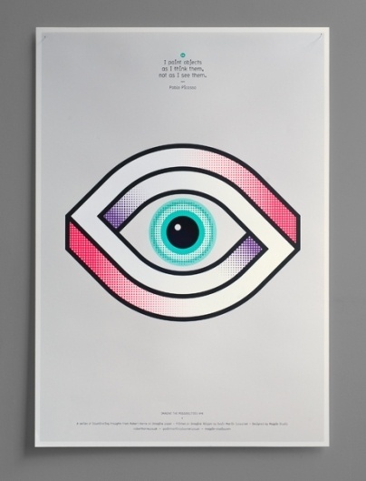 Magpie Studio #magpie #picasso #quote #print #graphic #thoughts #eye #studio #poster