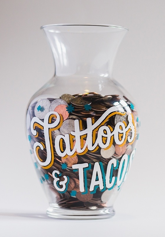 Paint on glass...great idea!