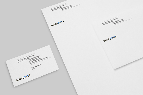 New logo and identity for Dow Jones by STUDIO NEWWORK #identity #design #graphic #branding