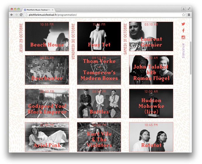 Pitchfork Music Festival Paris 2015 2