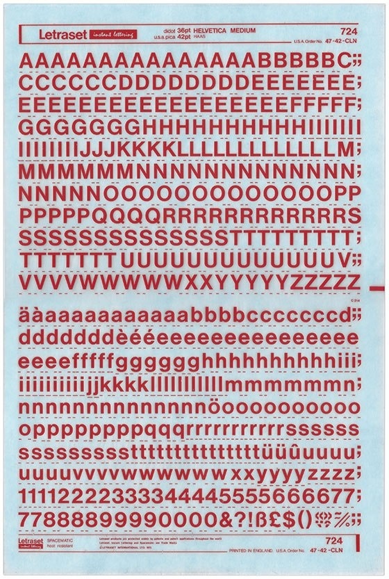 Blade Runner | Typeset In The Future, Letraset, Helvetica