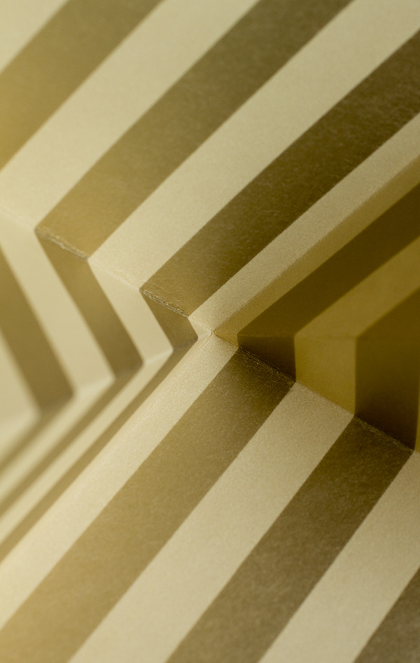 Paper folding #design #graphic #origami #gold #folding #paper
