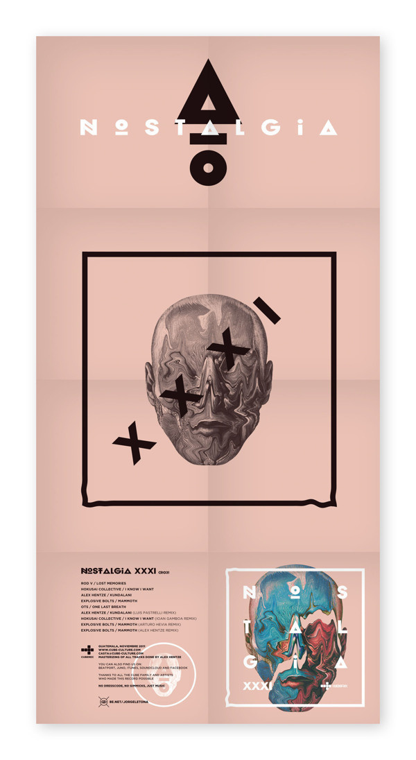 Nostalgia XXXI Booklet #music #identity #branding #typography