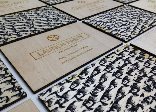 dot studio. - Invitations for Oslo Hackney #hackney #pattern #invitation #design #graphic #creen #laser #oslo #screen #printing