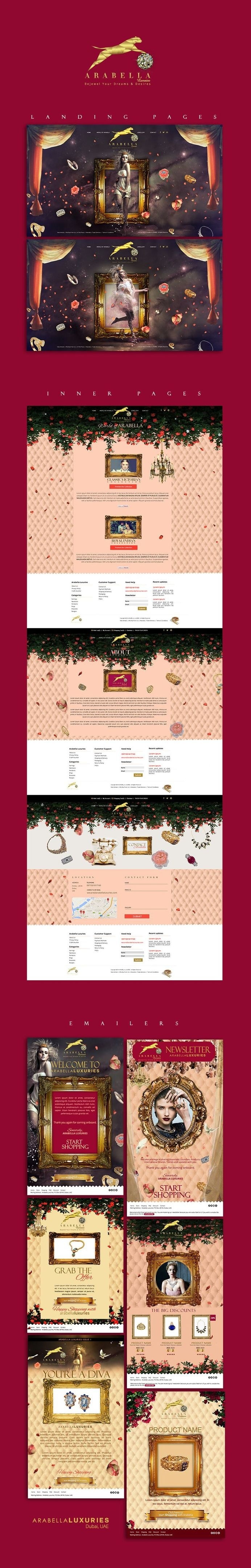Luxury Brand Layout
