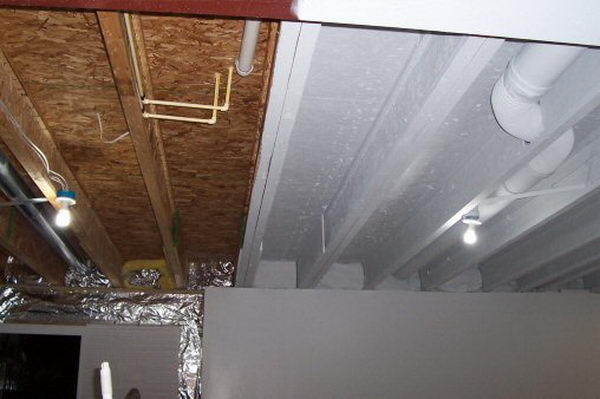 20+ Cool Basement Ceiling Ideas #basement #interior #architecture #ceiling