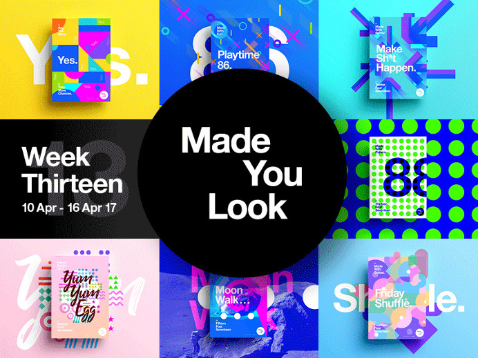 Made You Look | Poster Collection 2017 on Behance