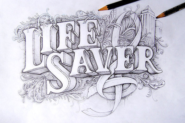 Lettering Works on Typography Served #typography #hand drawn