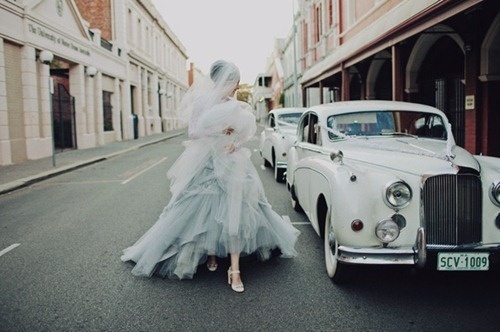 Haute Hippie Spring 2012 Collection #bride #old #wedding #car